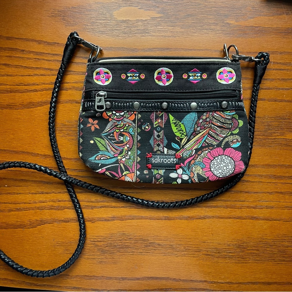 SAKROOTS Boho Owl Purse